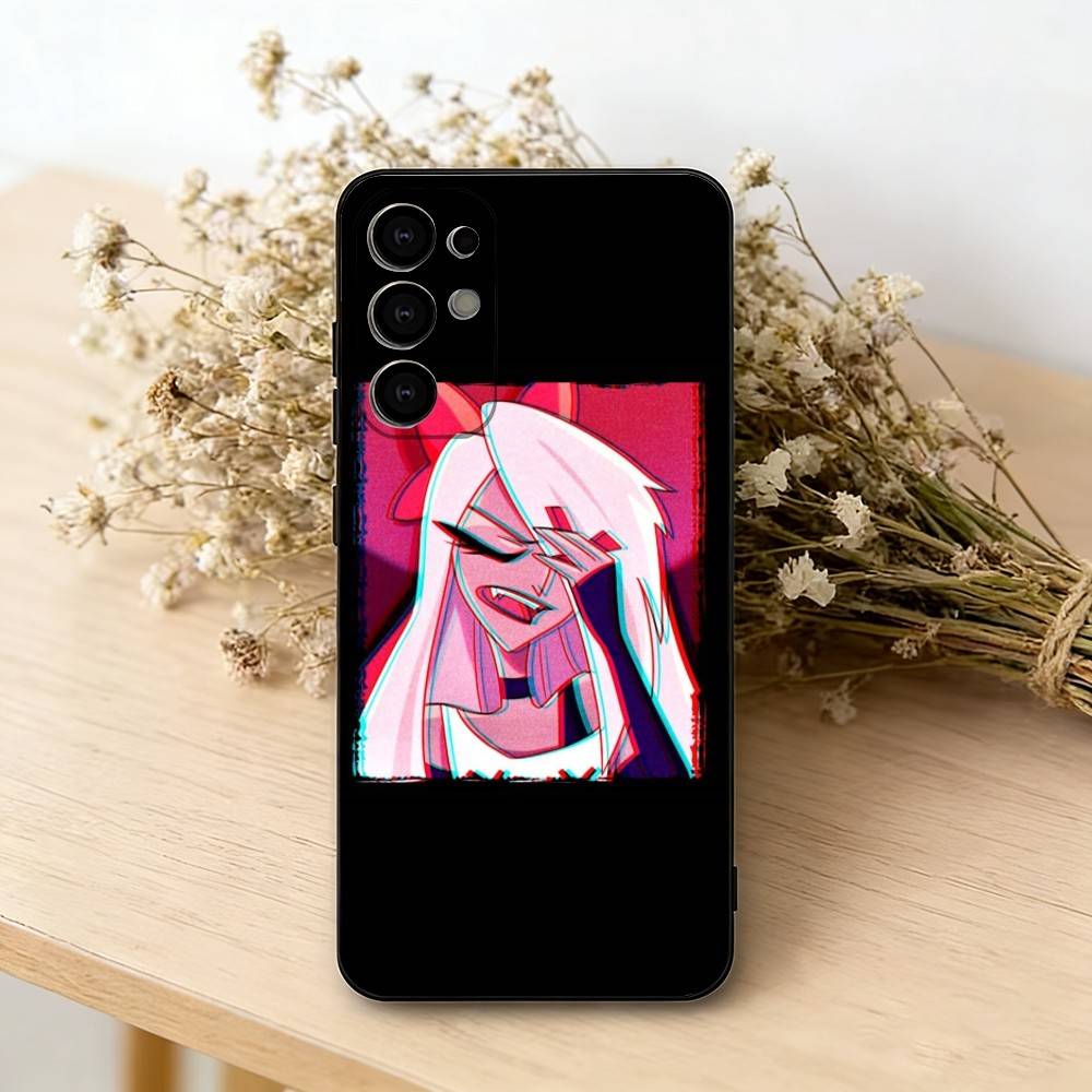 

H-hazbin hotel V-veggie Phone Case For Samsung S25,S24,S21,S22,S23,S30,Ultra,S20,Plus,Fe,Lite,Note,10,Black Cover Samsung S30plus5G
