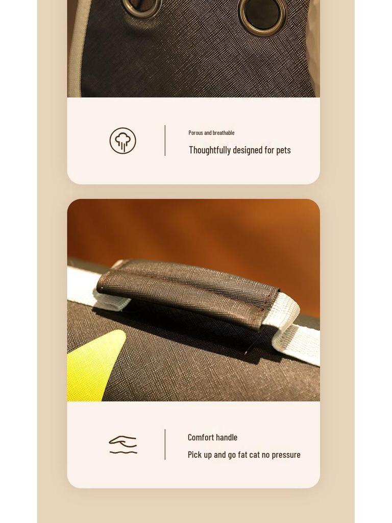 Portable Breathable Cat & Dog Space Capsule Shoulder Carrier Backpack