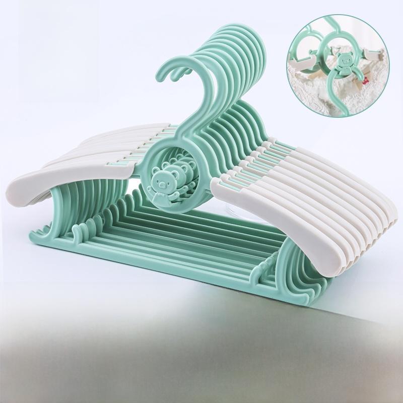 Baby Clothesline Retractable Non-Slip Children's Small Clothes Hanger Multi-Function Home Use Drying Rack for Newborns