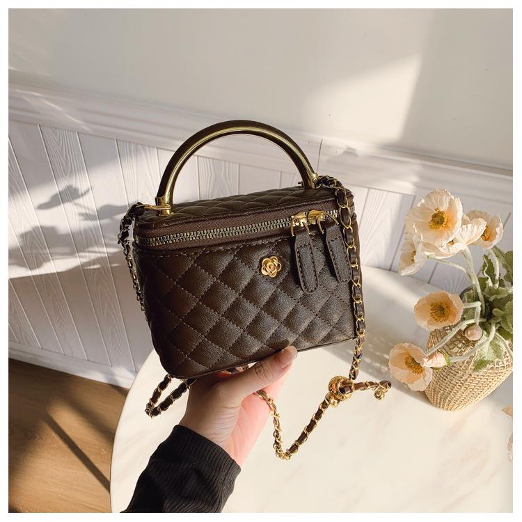 Geantă crossbody retro cu zale diamantate 2024 - Geantă de umăr versatilă cu lanț pentru femei