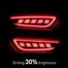2Pcs LED Rear Reflector Fog Lamp Bumper Light Brake Light Turn Signal Light for Mazda CX-3 CX3 2015-2019