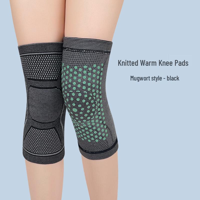 Mugwort-Infused High-Elastic Knee Pads for Warmth and Joint Support