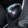 For Volkswagen T-Roc TROC 2017- ABS Console Gear Shift Box Knob Head Cover Molding Frame Trims Carbon Fibre Car Accessories