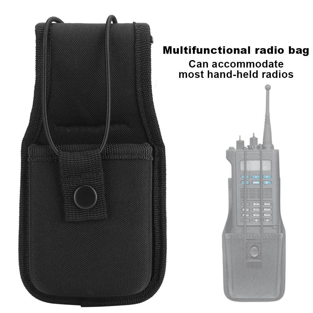 HT1000 nylonowa czarna torba walkie talkie wielofunkcyjna torba na radio dla Motorola MT2000 MTS2000 GP900