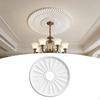 , Roseta de Teto Elegante, Versátil e de PU para Luminárias – Placa Decorativa para Quartos, Bibliotecas,