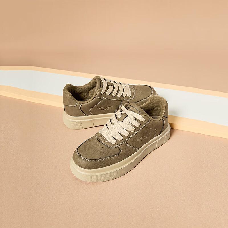 BASTO Men s Classic Thick-Soled Low-Top Sneakers S886DAM4 43