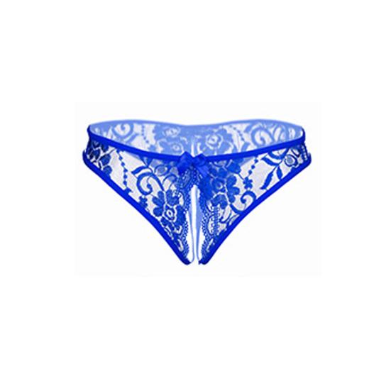Sexy ženy, krajkové, měkké, rozkrokové kalhotky G-string spodní prádlo dárek