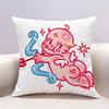 Cartoon KKewpie  Doublesided print Pillow Case for Sofa Living Room Home office Decor Protective Cover