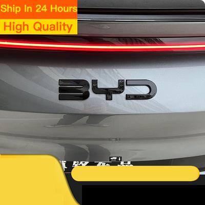 New For BYD Song L EV 2024 2025 Car Styling Badge Front Badge Black Warrior Tail Badge Steering Wheel Blackening Kit Accessories