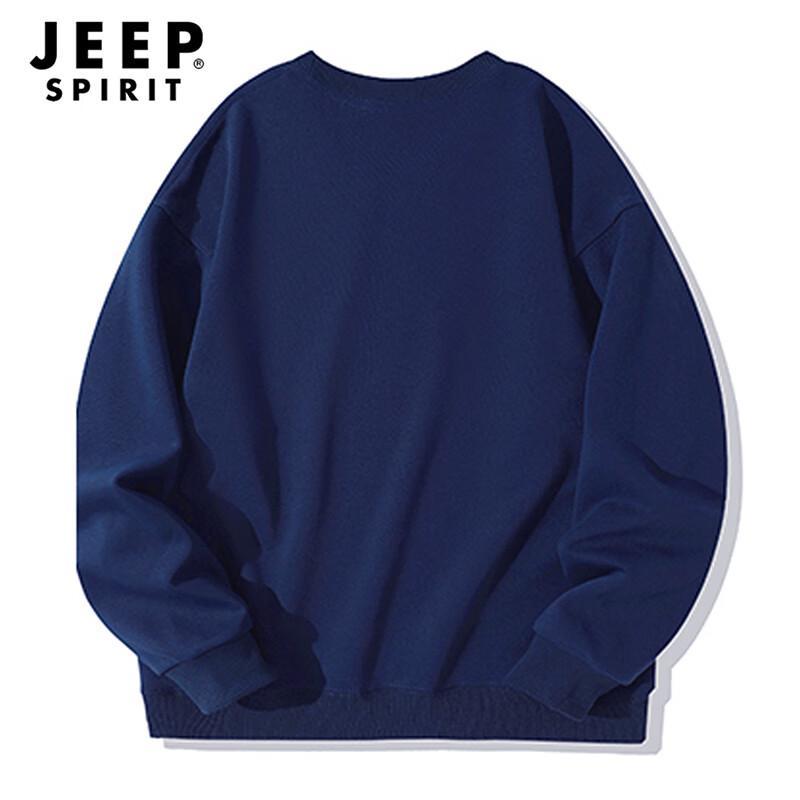 JEEP SPIRIT Men's Round Neck Pullover Sweatshirt