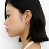 [silver925] Clear Ball Drop Earring