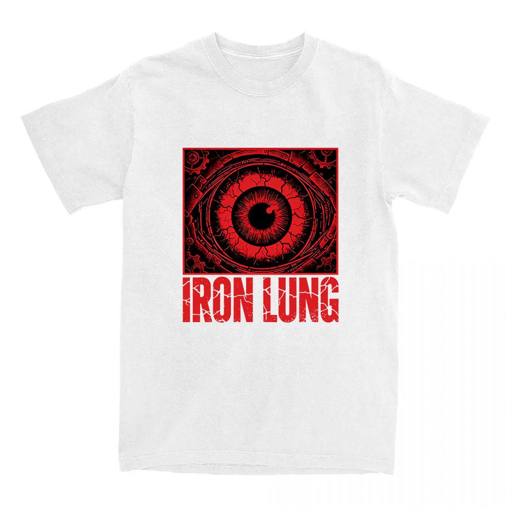 

Футболка с графическим принтом «Железное легкое» Летняя хлопковая для женщин и мужчин Унисекс Уличный стиль Круглый вырез Модный дизайн с изображением из фильма Женский мерч XS белый