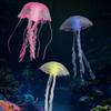 Meduză Artificială Luminoasă Decorațiune Acvariu Rezervor de Pești Plantă Vie Subacvatică Ornament Luminescent Peisaj Acvatic