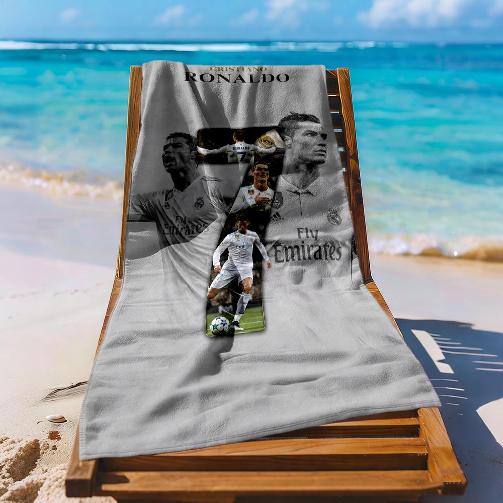 Cristiano Ronaldo Beach Towel Soft Durable Quickdry Comfortable Lightweight