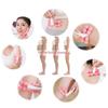 Durable And Safe 2Pcs Hand Held Massager Massager Roller For Hand Muscle Back Neck Foot Shoulder Leg Pain Relief Massage Tool Pink