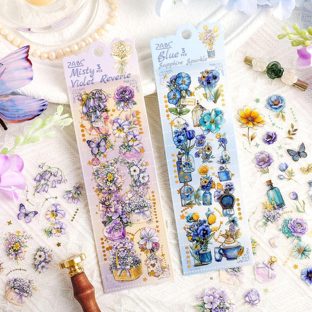 Yuezhen Starry Flower PET Journal and Children's Creative Stickers