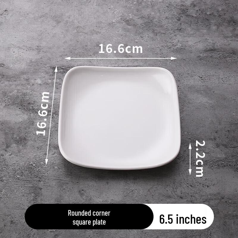 Commercial Melamine Angled Rice & Fast Food Plate
