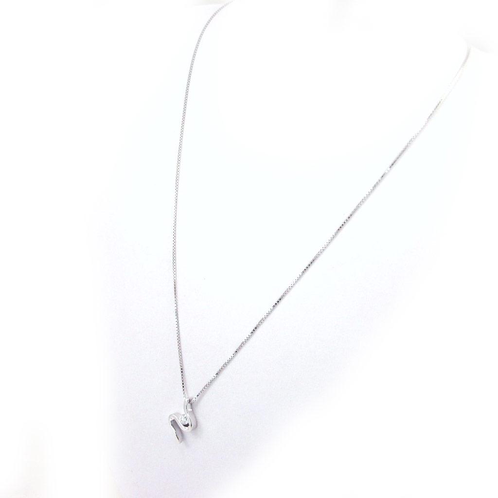 Altesse [G2205] - White 'Câlin' Silver Necklace