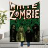 Blanket Throw Super Rock Cosy Plush Living Z-ZombieS Room Sofa Band Couch W-WhiteS-ES Childish Birthday Gifts