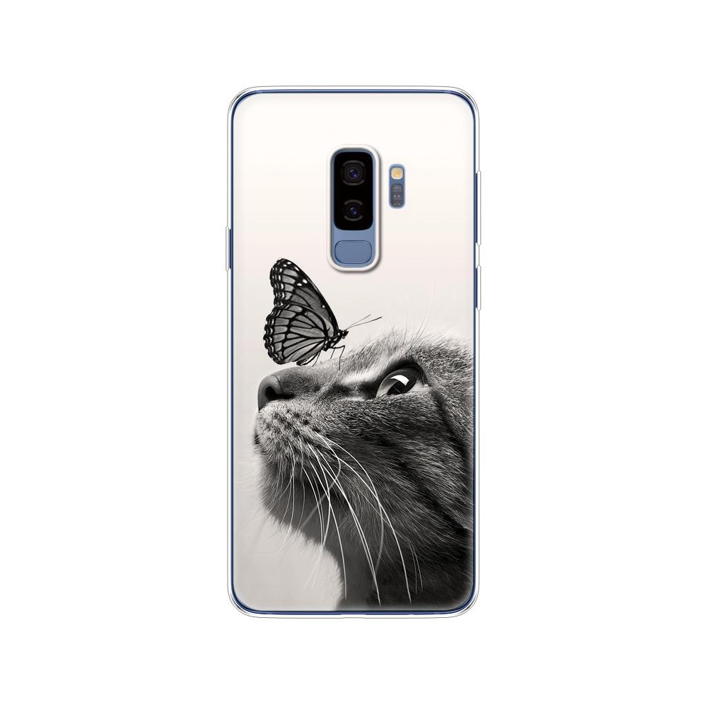 Měkké silikonové pouzdro TPU Pro Samsung Galaxy S9/S9 PLUS Kryt Pouzdro pro Samsung S9/S9 plus Ochranný kryt telefonu