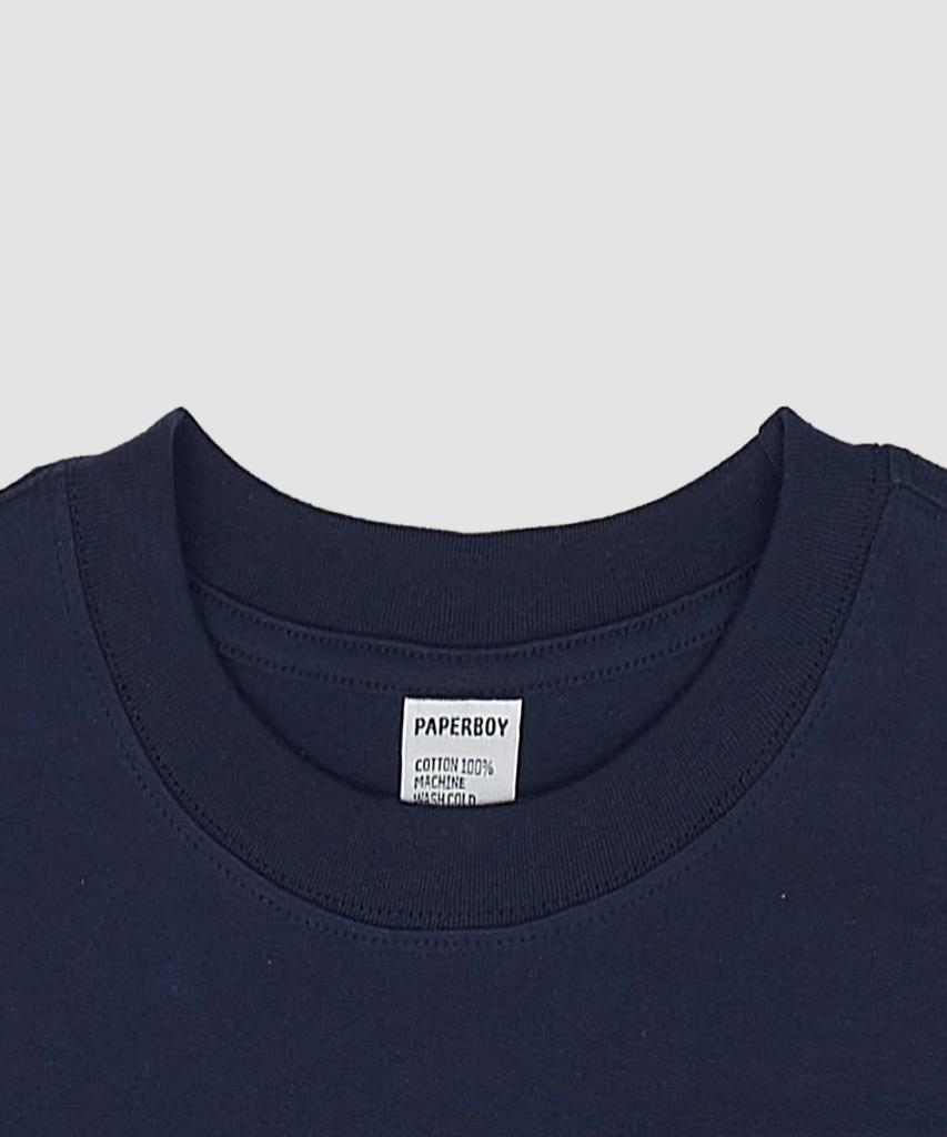 PAPERBOY Nyc Academy Short Sleeve T-Shirt - Navy