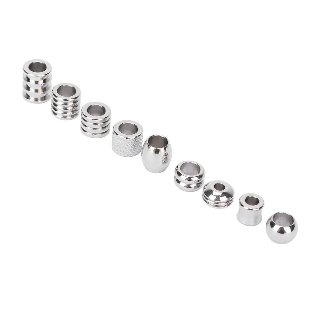 18Pcs Viking Hair Beads Stainless Steel High Hardness Perfect Size Simple Design Wide Application Dread Beads