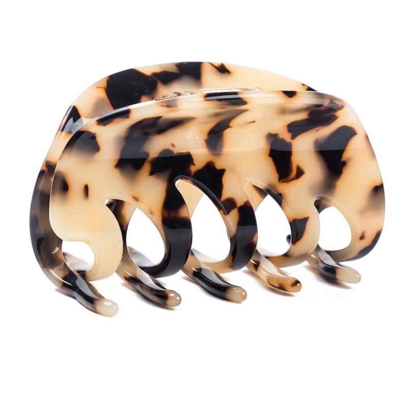 Clipsuri Mari de Păr Lungi de 8cm Culoare Carapace de Broască Țestoasă Accesorii de Păr de Modă Articole de Purtat pe Cap Agrafă de Păr Acetat pentru Adult