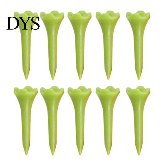 Verstellbarer Tee 10 Stück 38/70/82MM Golf Gestreift Spitze Scharf Kunststoff Ballhalter Trainingshilfe Spike Set Zubehör Golfer Geschenke Robust