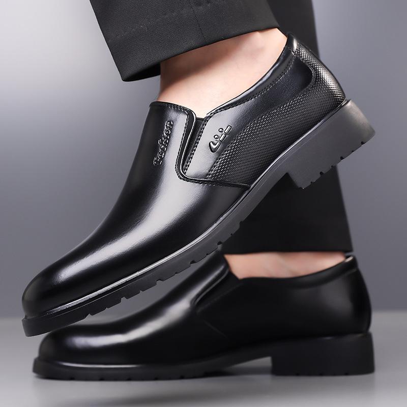 2025 Spring and Autumn New Men's British Business Dress Leather Shoes One Pedal Extra Large Size Men's Shoes 35-50 Size 2282
