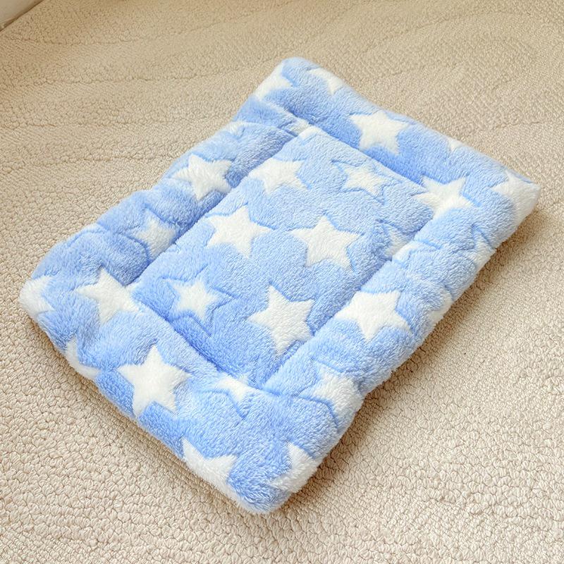 Thick Pet Cushion: Warm Cotton Blanket & Sleeping Pad for Dogs and Cats