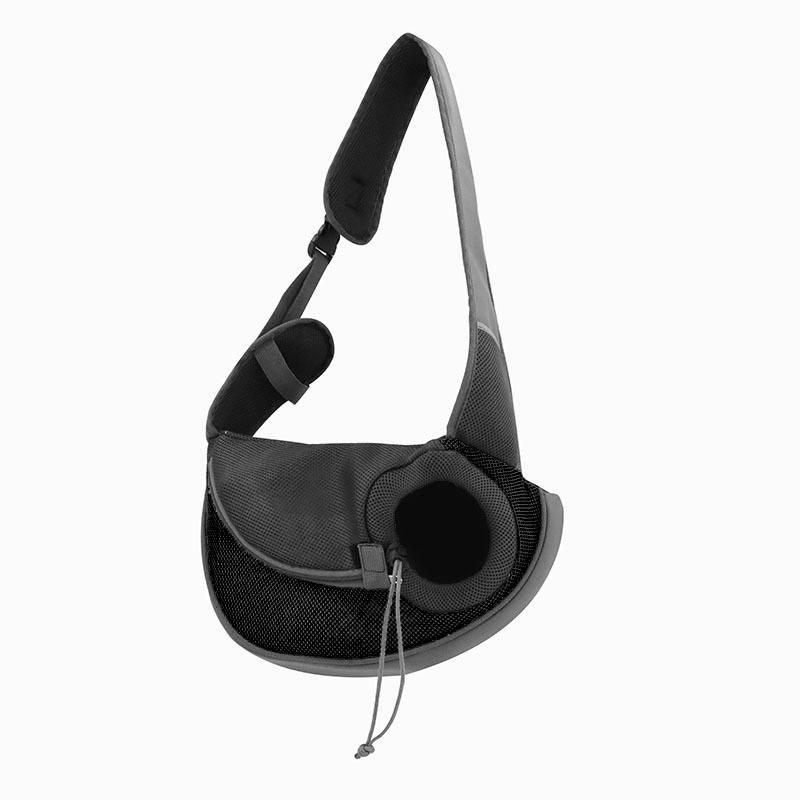 Pet Shoulder Bag Cat Dog Luggage Bag Travel Portable Mesh Breathable Messenger Bag Pet Chest Small Backpack