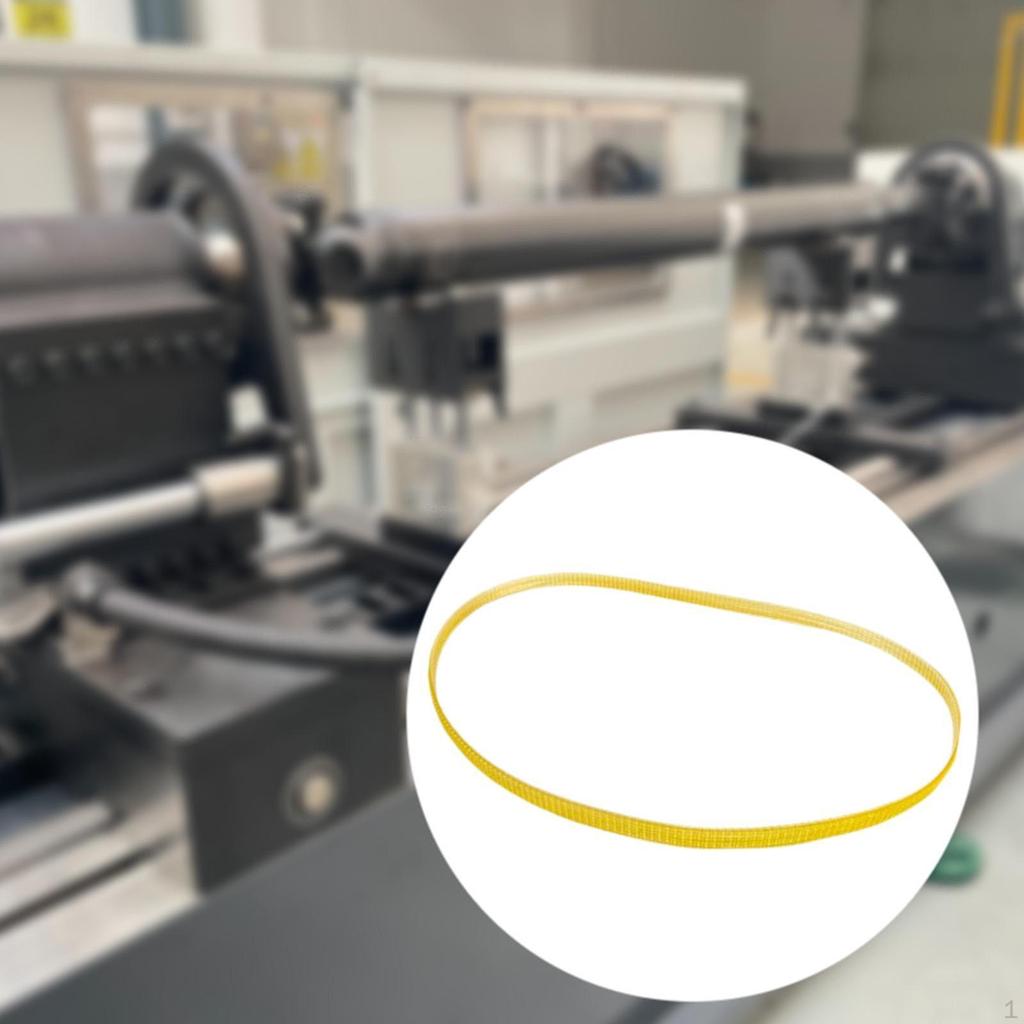 PU Transmission Belt for Wheel Balancer Featuring 3 Concave and 4 Convex