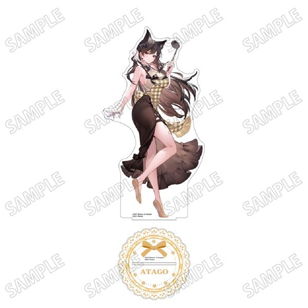 

Medicos Entertainment Azur Lane Original Big Acrylic Stand LL Atago H280 x W190mm Acrylic [Apron ver.] 2 Approx.
