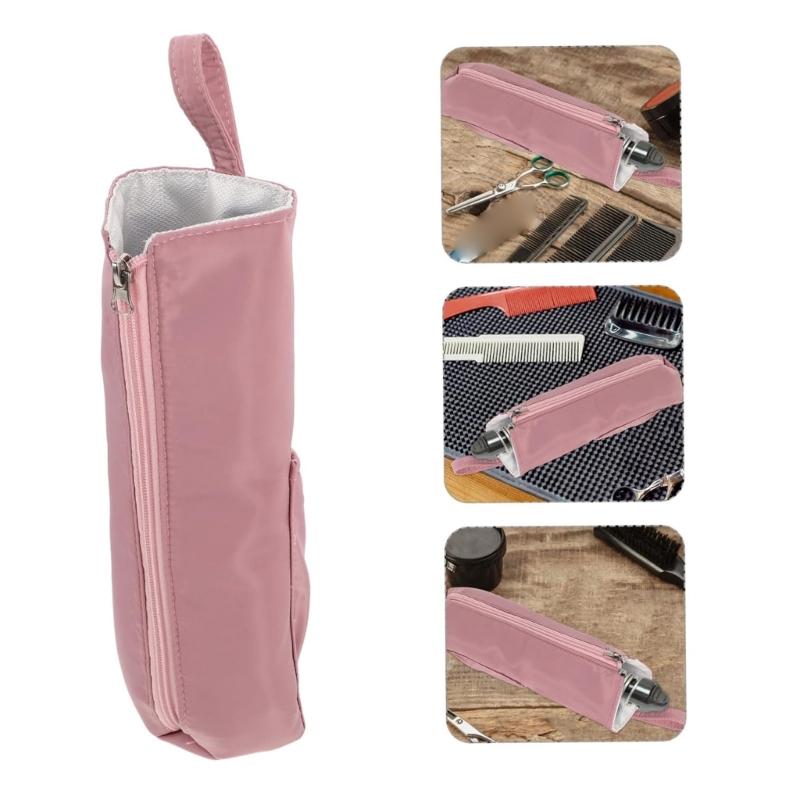 Portable Hanging Storage Bag for Hair Tool Curling Iron Heat Resistant Organizer for Bathroom Vanity and Travel