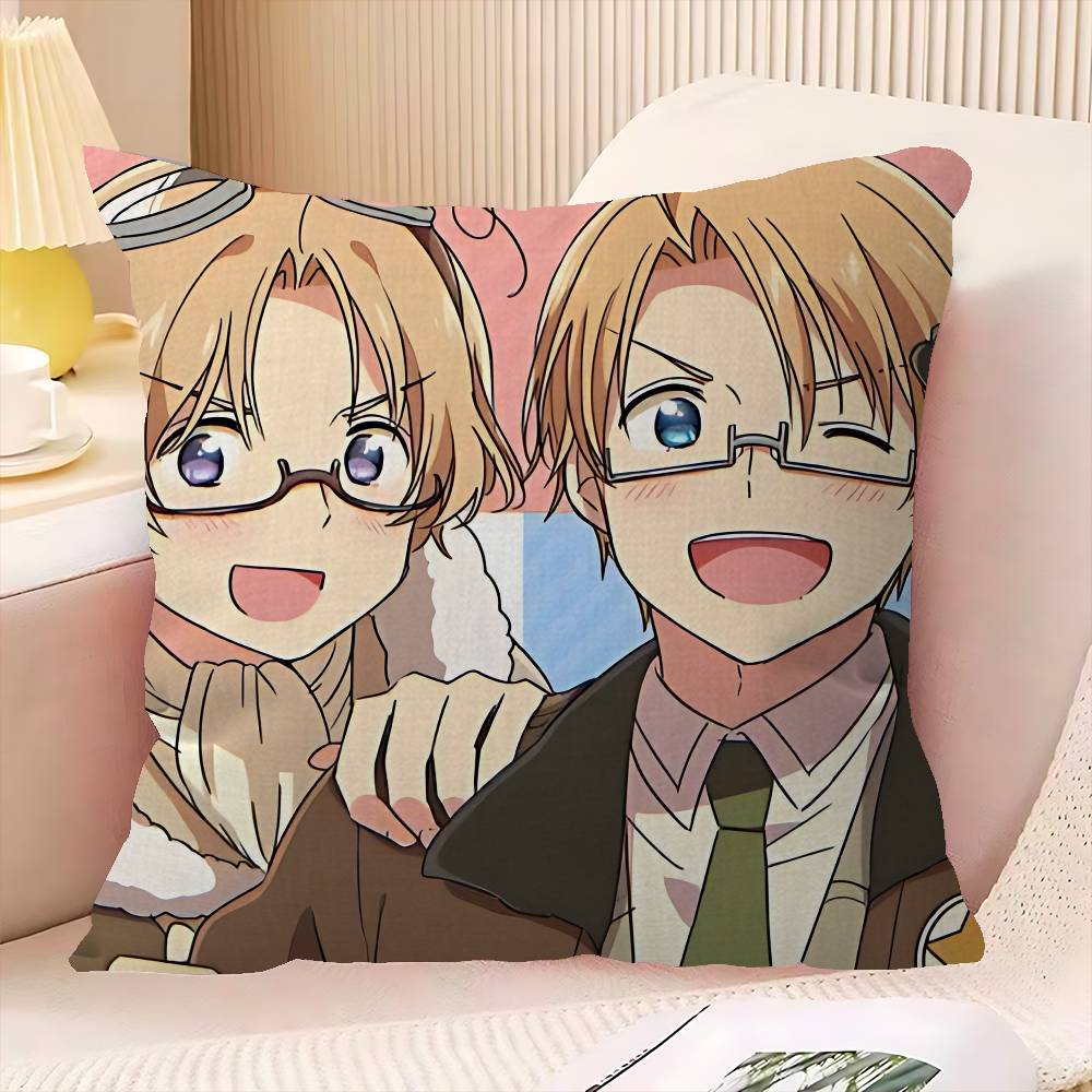 Anime Cartoon Hetalia Axis Powers Personalized picture text home decorative pillows Household Gifts xcm