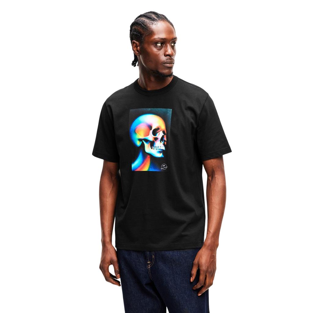 Paul Smith Mens Graphic Skull Organic Cotton T-Shirt