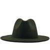 eBay autumn and winter new black woolen top hat European and American fashion jazz hat color