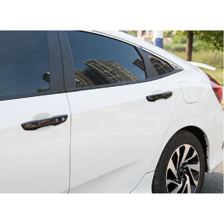 ABS Black Exterior Outside Door Handle Trim Cover FOR HONDA Civic 10th 2016-2020