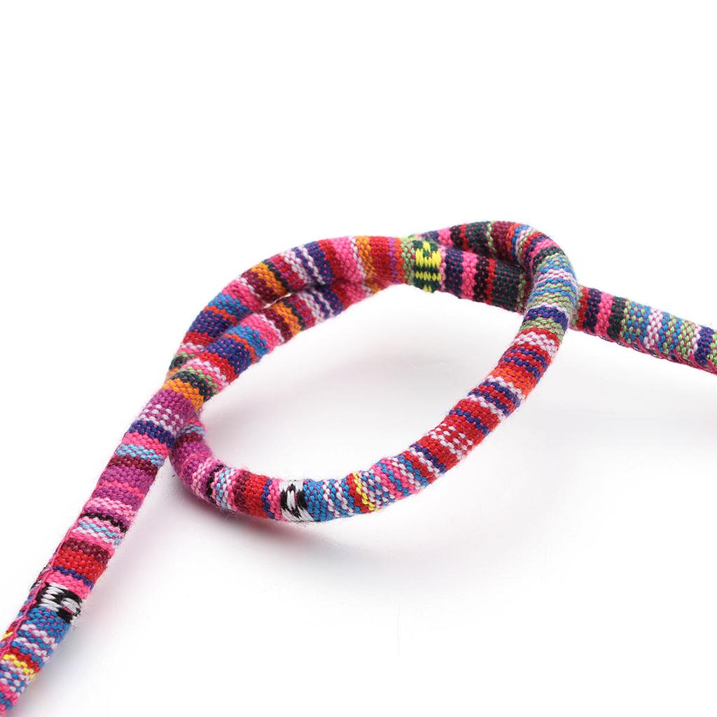 6mm Round Cotton Cords Handmade Colorful Ethnic Style Jewelry Rope For Ornament Making DIY Crafts Bracelet Necklace Accessories