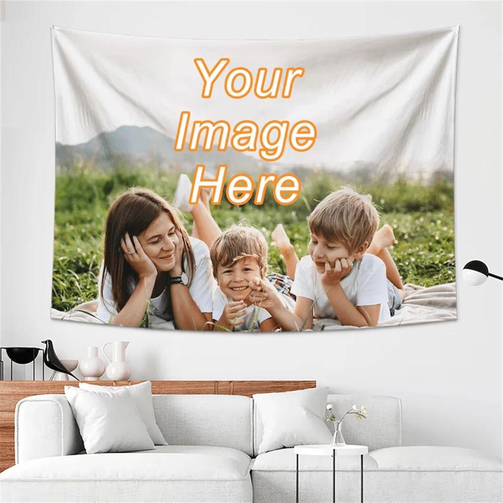 Tapestry photo design your own 75x100 чёрный