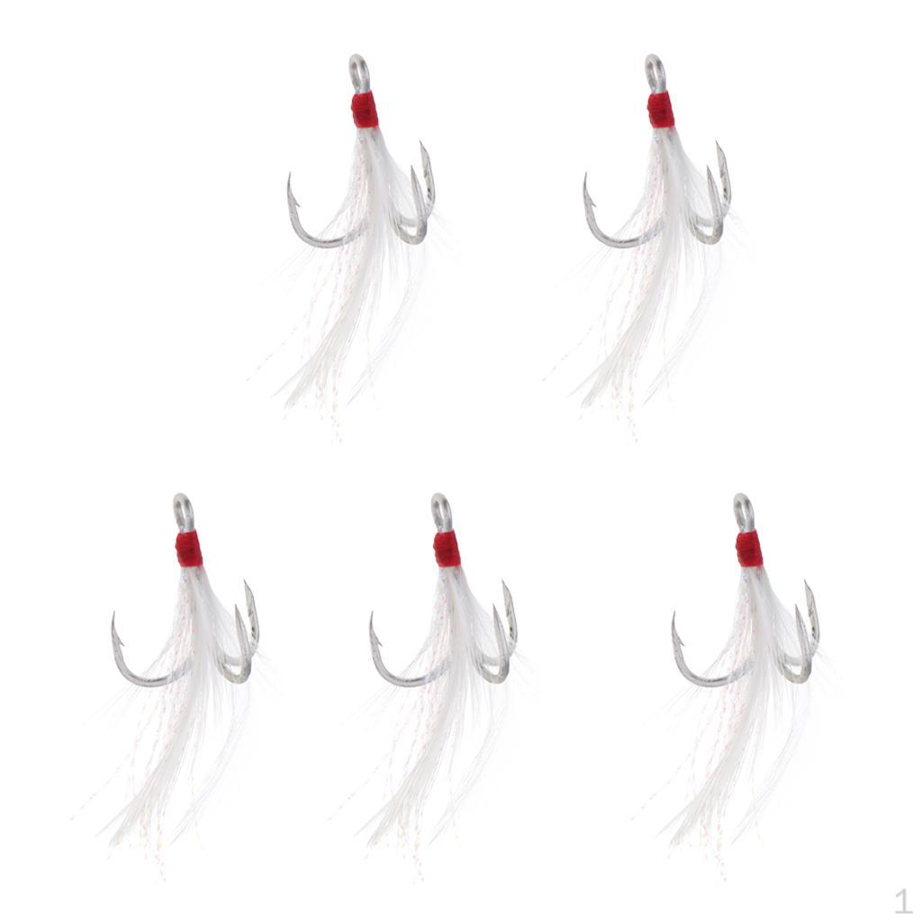 With Feather Hook Sharp Fishing