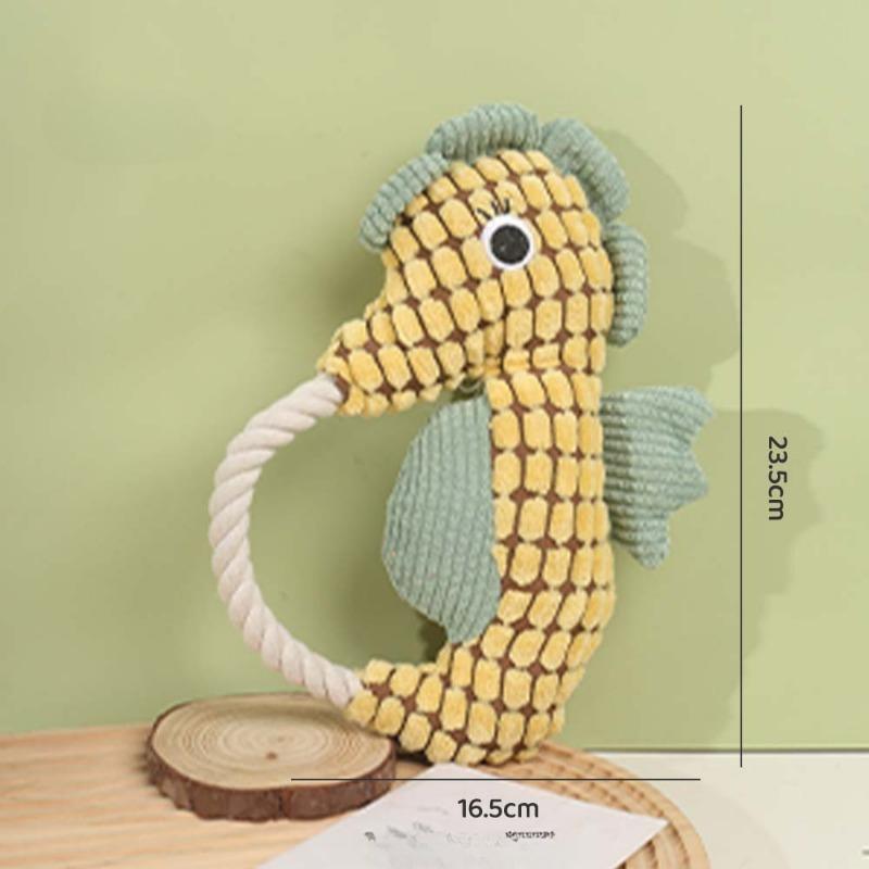 

Dog ToyPet Vocal Pineapple FleeceTeething Durable Puppy Small DogGolden Retriever Boredom Relief Tool жёлтый