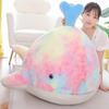 Rainbow Whale Plush Toy Cute Marine Animal Stuffed Doll Decoration Gift Kids