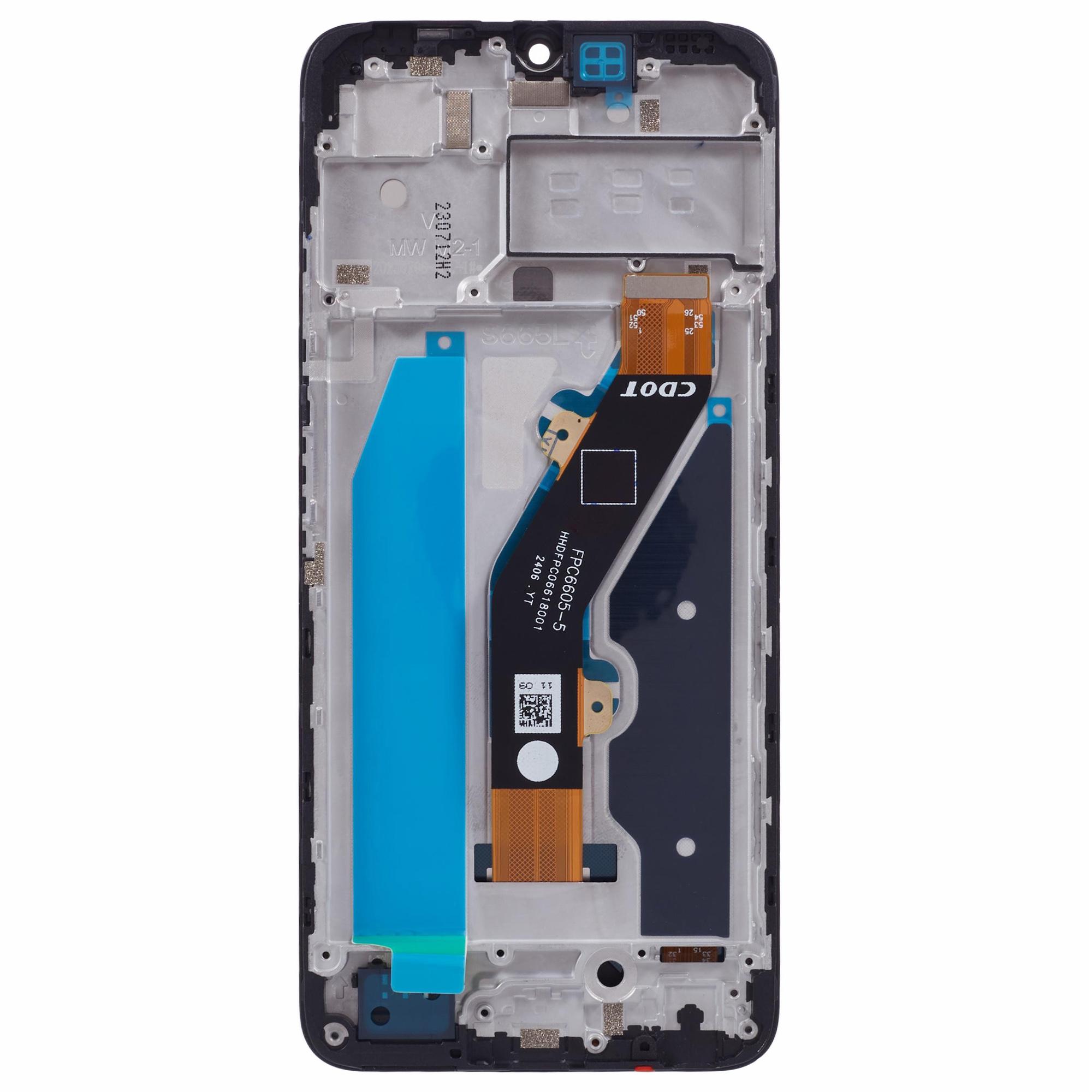 

For itel S23 Grade C LCD Screen and Digitizer Assembly+Frame Replacement Part (Without Logo) Type A