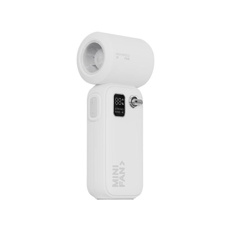 Xiaomi 2026 New 3600mAh Digital Display High Speed Mini Electric Fan Small Wind Cannon Portable Handheld Small Fan Storm Turbofan
