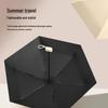 Compact UV Protection Mini Umbrella: Sun and Rain Shield for Students