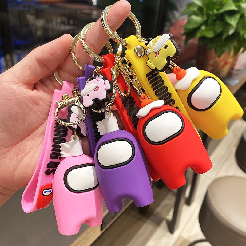 Uroczy breloczek Among Us Silikonowy Kreskówkowy Akcesorium Idealne Na Prezent I Do Kolekcjonowania