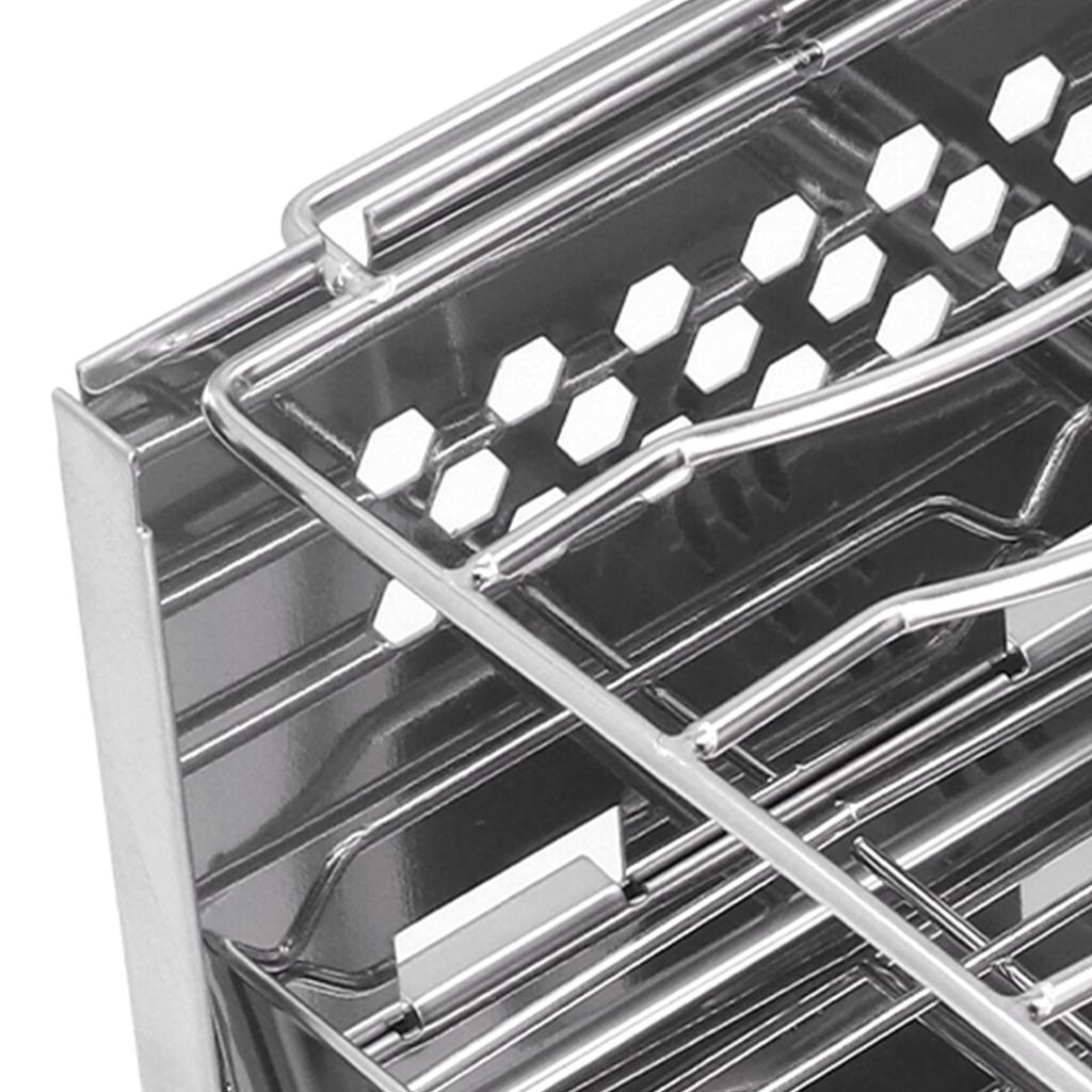 Backpacking Stove High Temperature Resistance Lightweight Foldable Gas Stove Adjustable for Hiking Camping