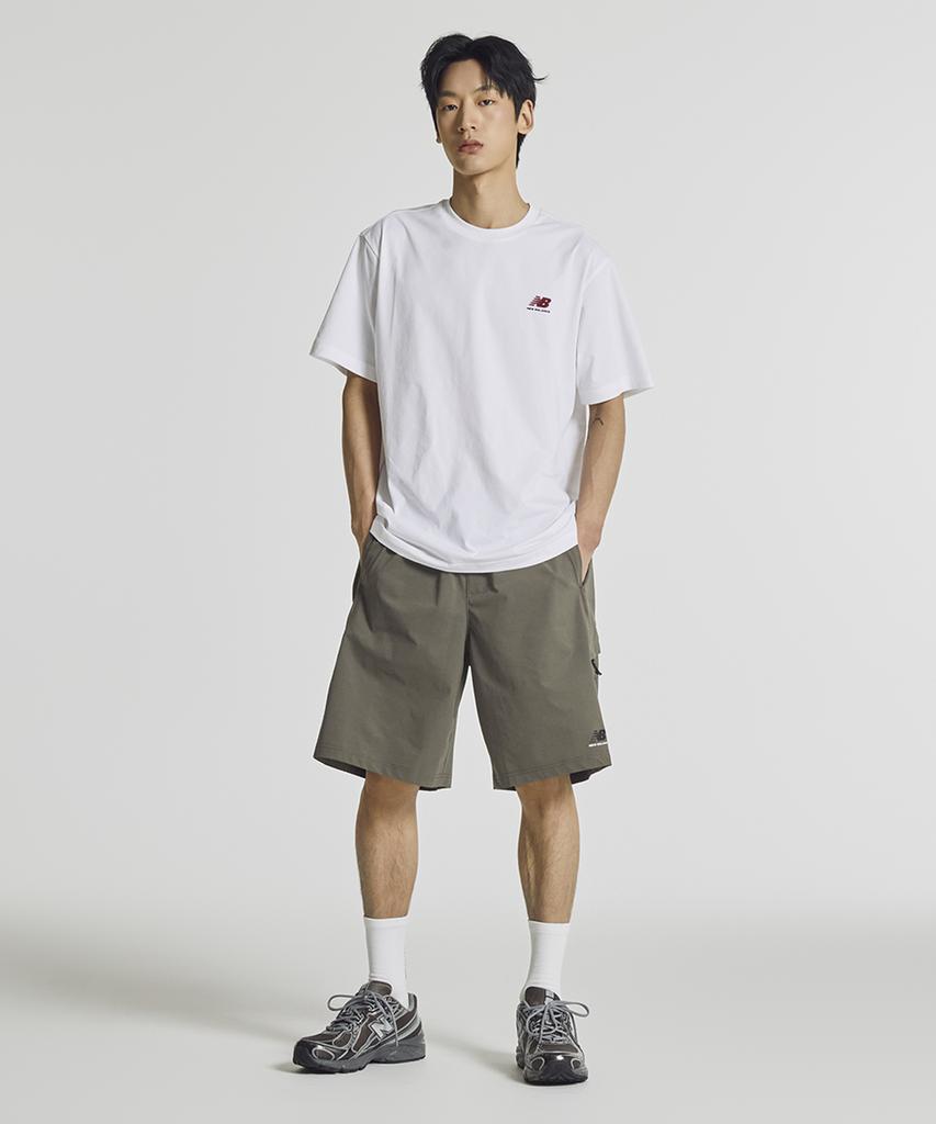 Nyuballanseu Nbneg31633 / Uni Frozen Essential Small Logo Short Sleeve T-Shirt (White)