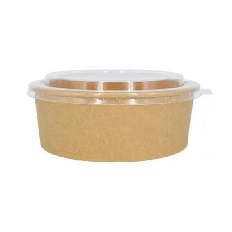 JingJingRS Thickened Kraft Paper Bowls